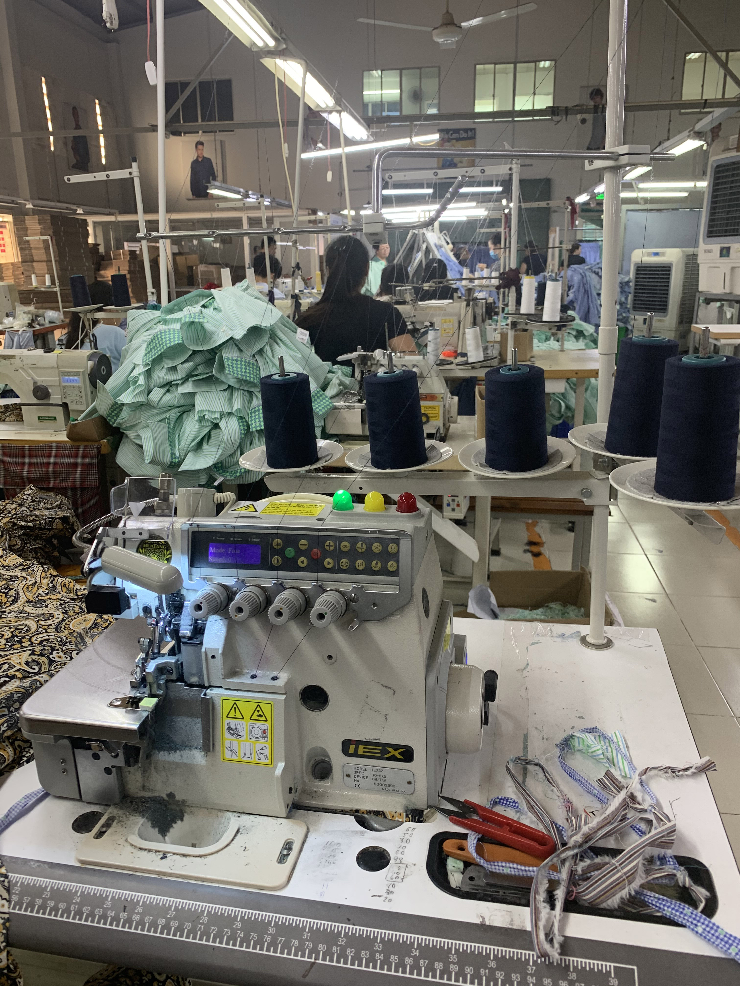 Garment machinery